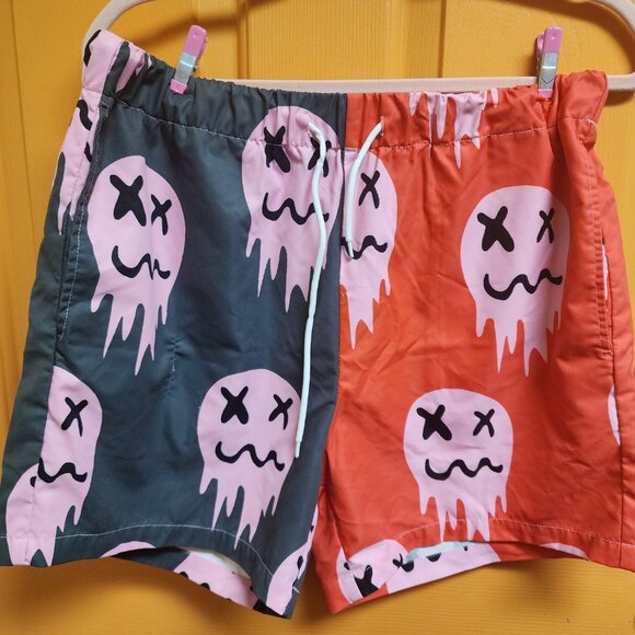 Mens Graphic Shorts Size L - Picture 1 of 3